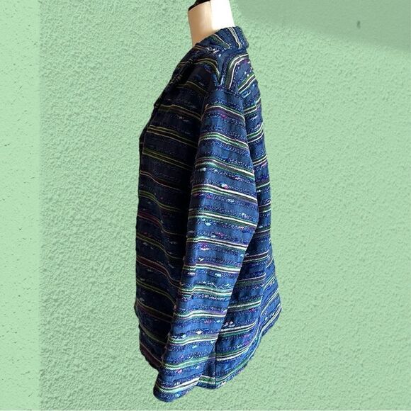 Vintage textured blanket jacket - Picture 2 of 8